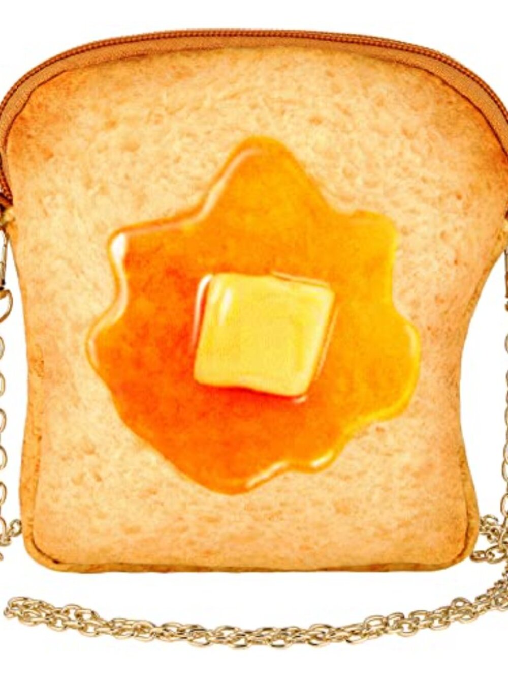 Toast‎ Purse Butter Toast Shoulder Bag Crossbody Handbag Novelty Purse